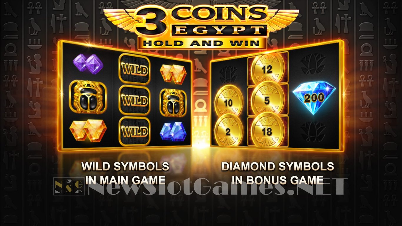 3 Coins: Egypt Slot Demo Image