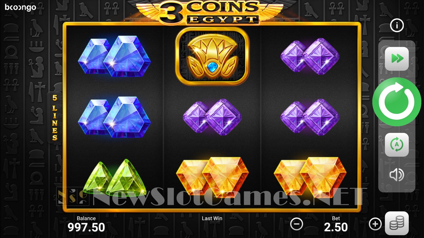 3 Coins: Egypt Slot Slot Image in Demo - pic. 2