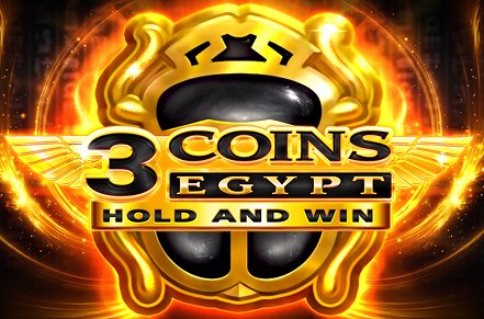 3 Coins: Egypt Slot Logo