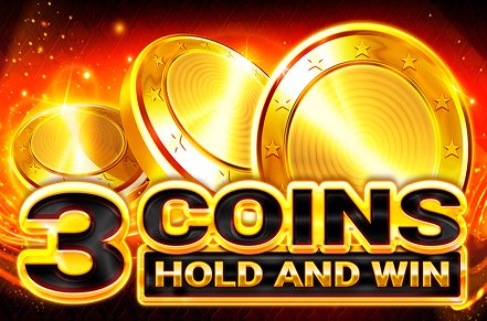 3 Coins Hold and Win Slot Logo