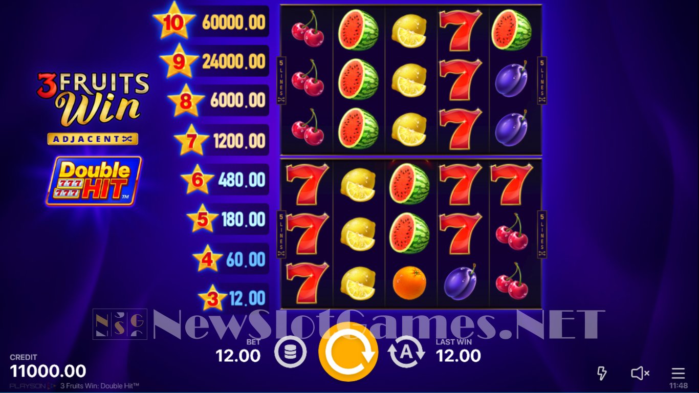 3 Fruits Win Double Hit Slot Slot Image in Demo - pic. 3