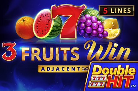 3 Fruits Win Double Hit Slot Logo