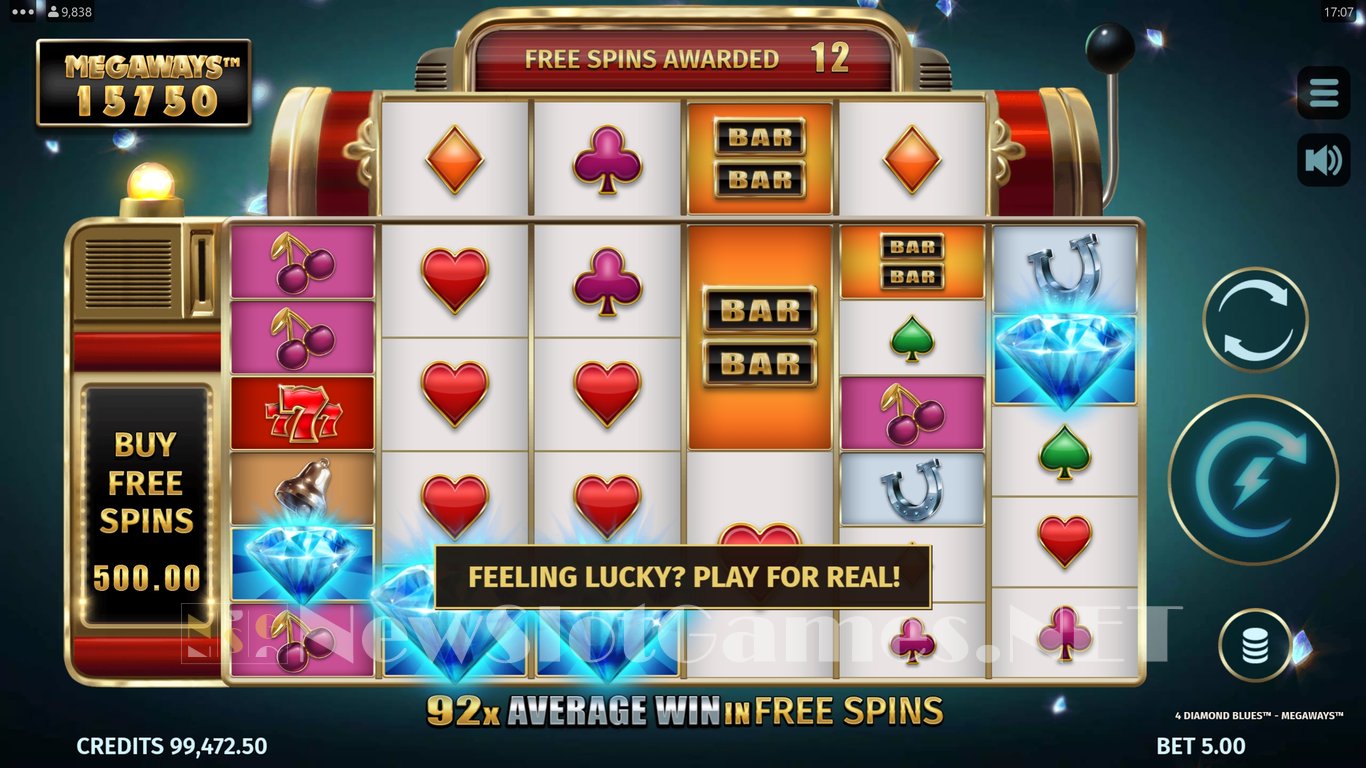 4 Diamond Blues Megaways Slot Slot Image in Demo - pic. 10