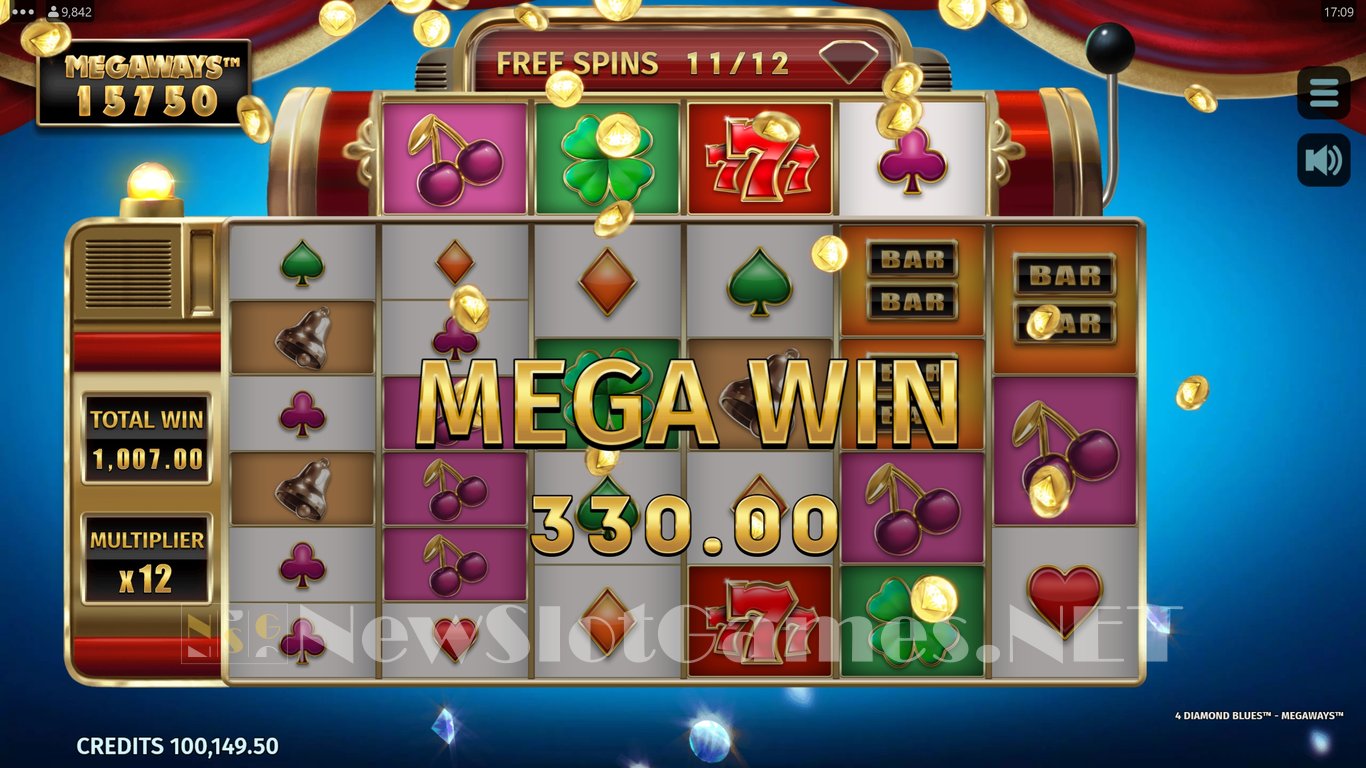 4 Diamond Blues Megaways Slot Slot Image in Demo - pic. 17