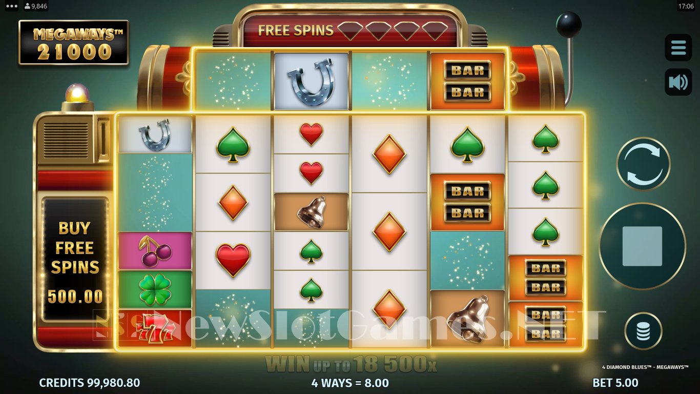 4 Diamond Blues Megaways Slot Slot Image in Demo - pic. 2