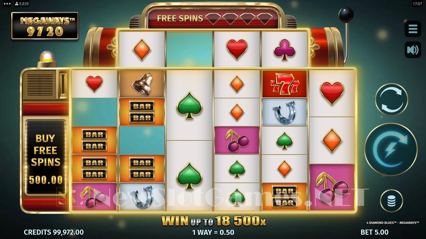 4 Diamond Blues Megaways Slot Slot Image in Demo - pic. 8