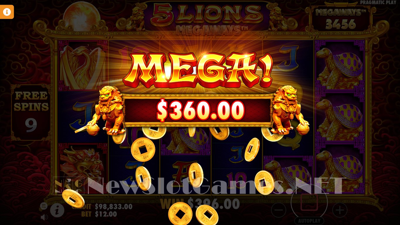 5 Lions Megaways Slot Slot Image in Demo - pic. 3