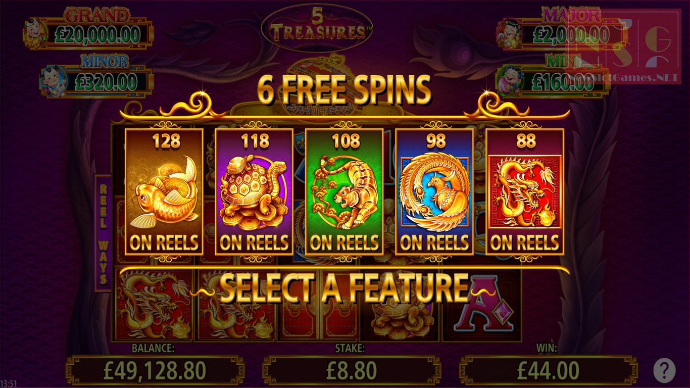 5 Treasures Slot Slot Image in Demo - pic. 2