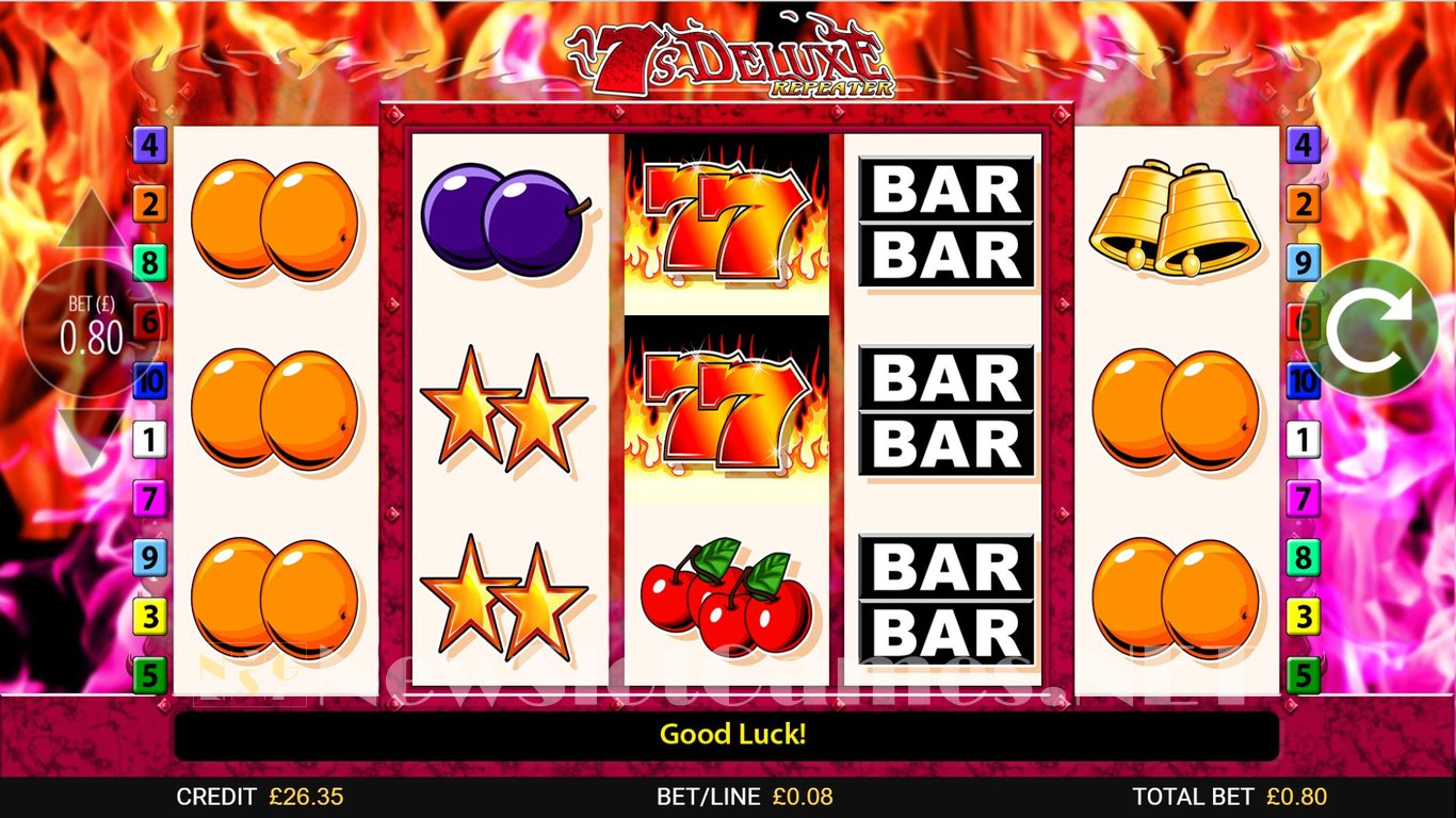 7’s Deluxe Repeater Slot Demo Image