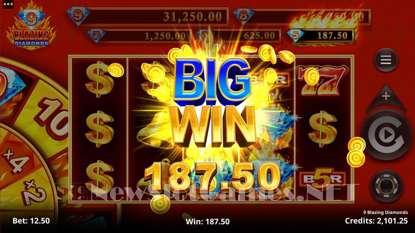 9 Blazing Diamonds Slot Slot Image in Demo - pic. 3