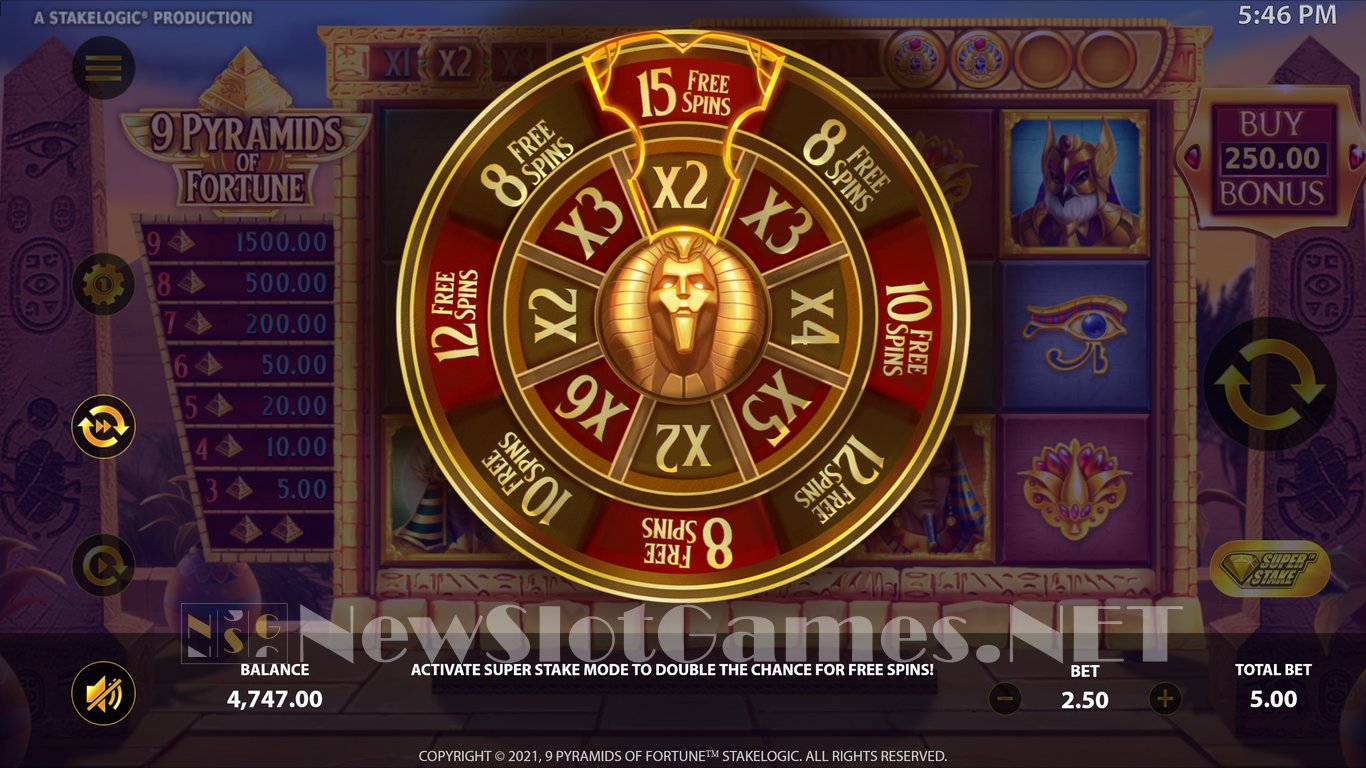 9 Pyramids of Fortune  Slot Slot Image in Demo - pic. 10
