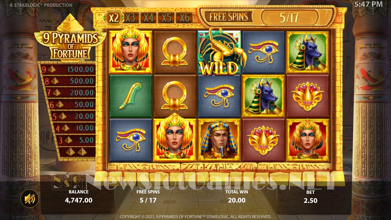 9 Pyramids of Fortune  Slot Slot Image in Demo - pic. 12