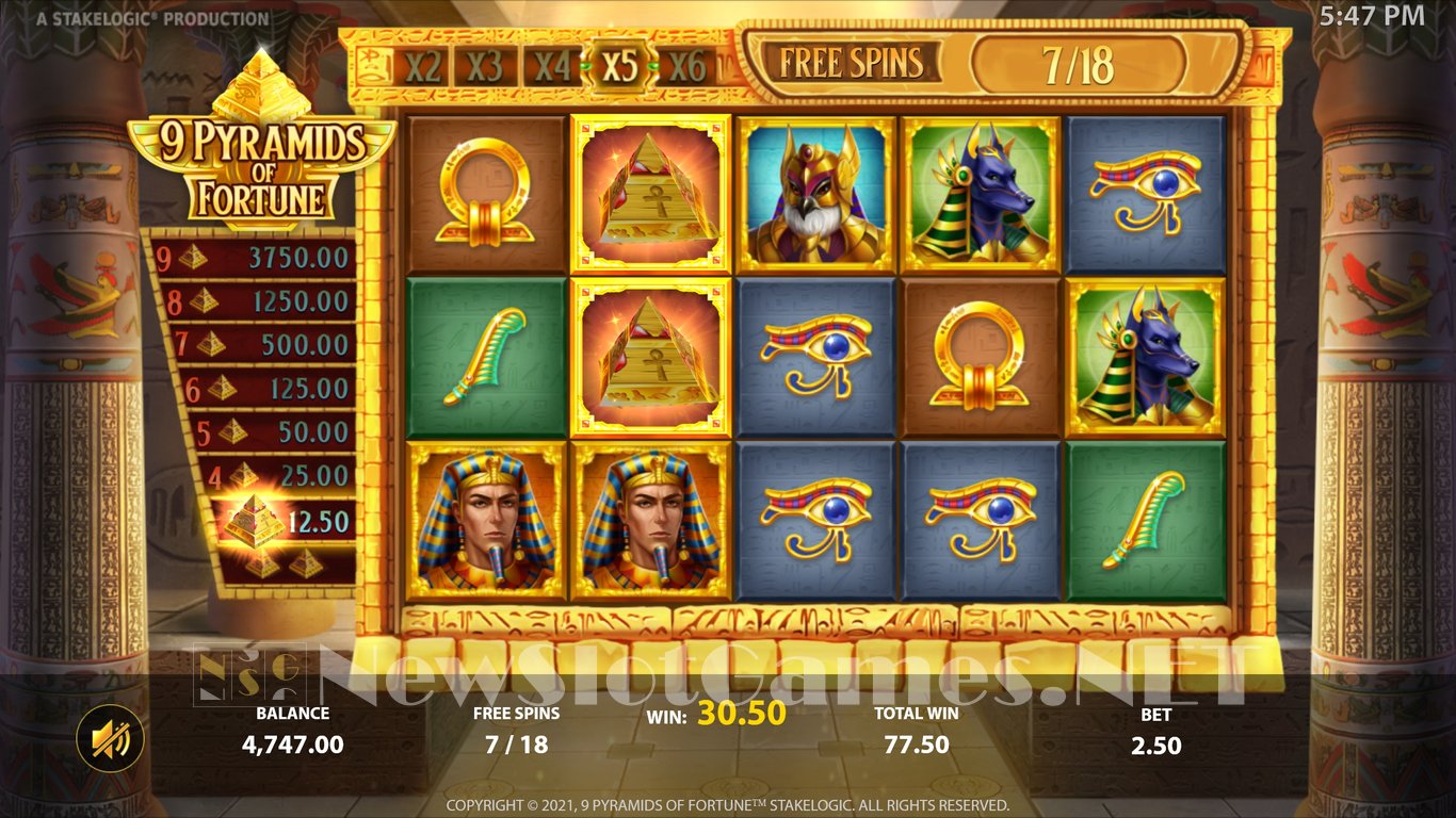 9 Pyramids of Fortune  Slot Slot Image in Demo - pic. 15