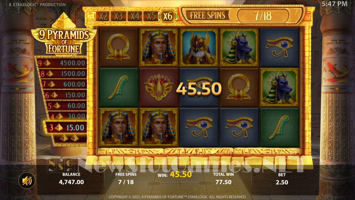 9 Pyramids of Fortune  Slot Slot Image in Demo - pic. 16