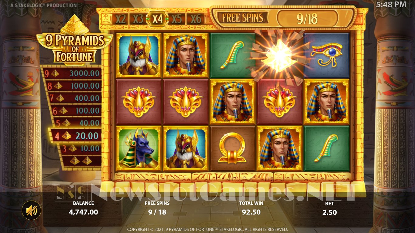 9 Pyramids of Fortune  Slot Slot Image in Demo - pic. 17