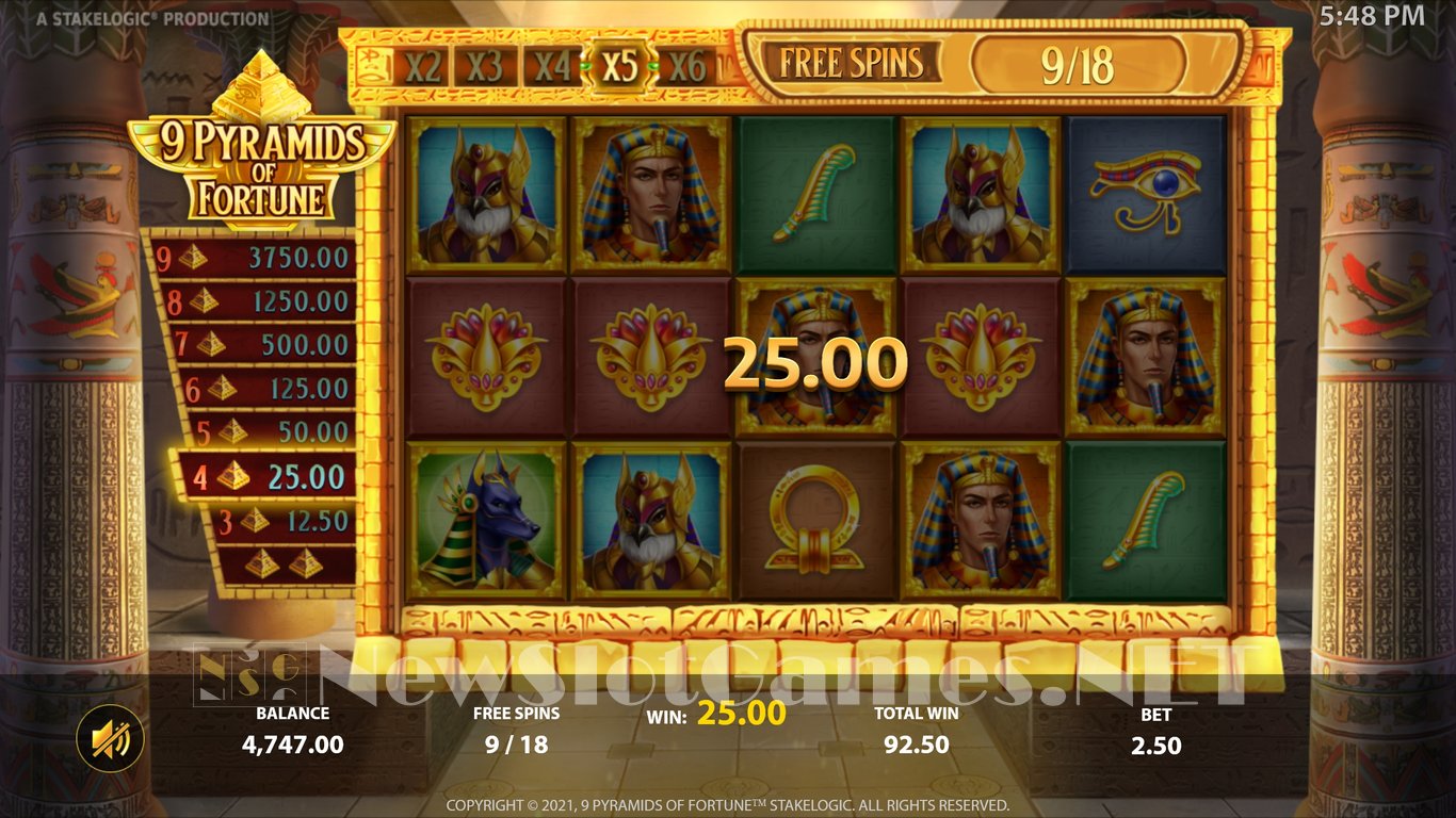 9 Pyramids of Fortune  Slot Slot Image in Demo - pic. 19