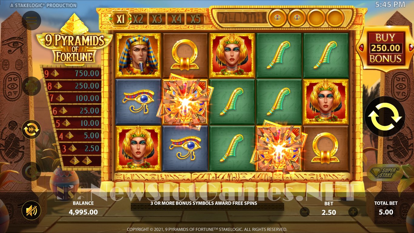 9 Pyramids of Fortune  Slot Slot Image in Demo - pic. 2