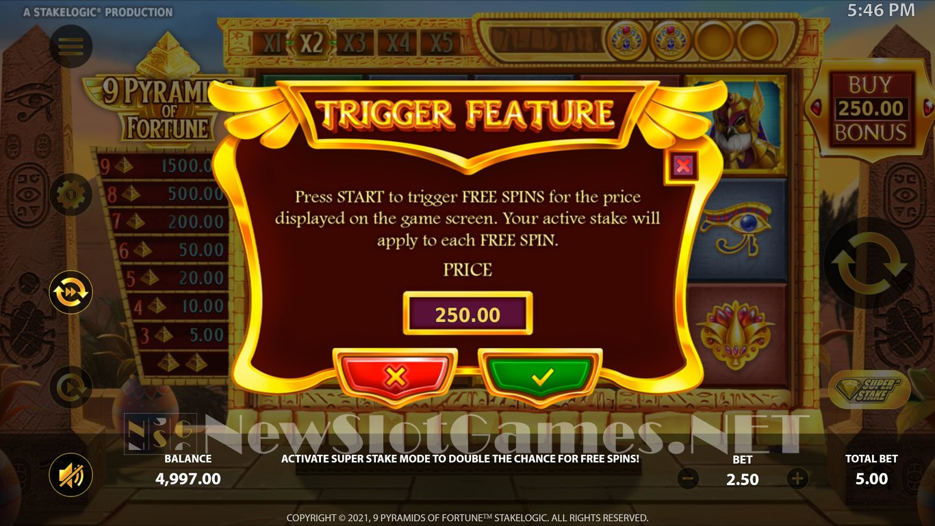 9 Pyramids of Fortune  Slot Slot Image in Demo - pic. 9
