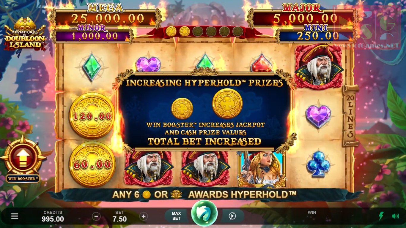 Adventures Of Doubloon Island Slot Slot Image in Demo - pic. 2