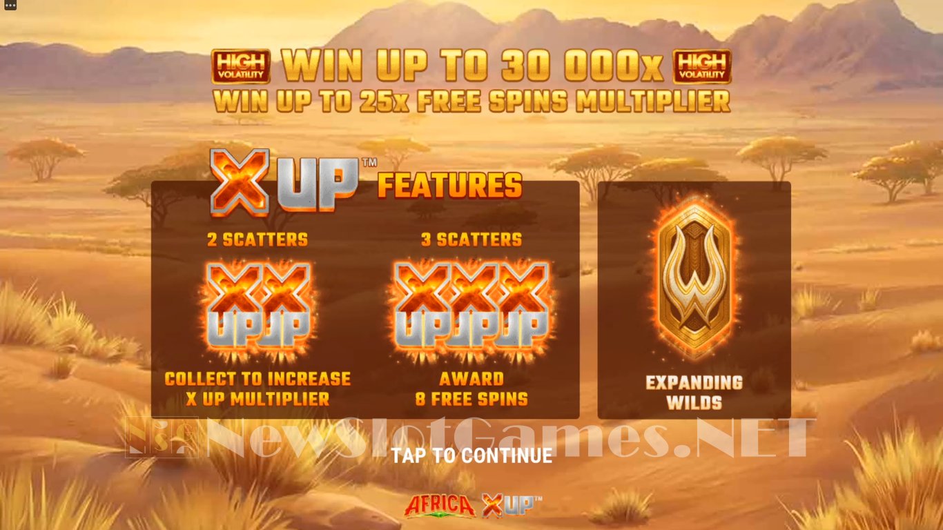 Africa X Up Slot Demo Image