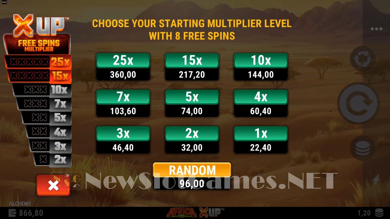 Africa X Up Slot Slot Image in Demo - pic. 4