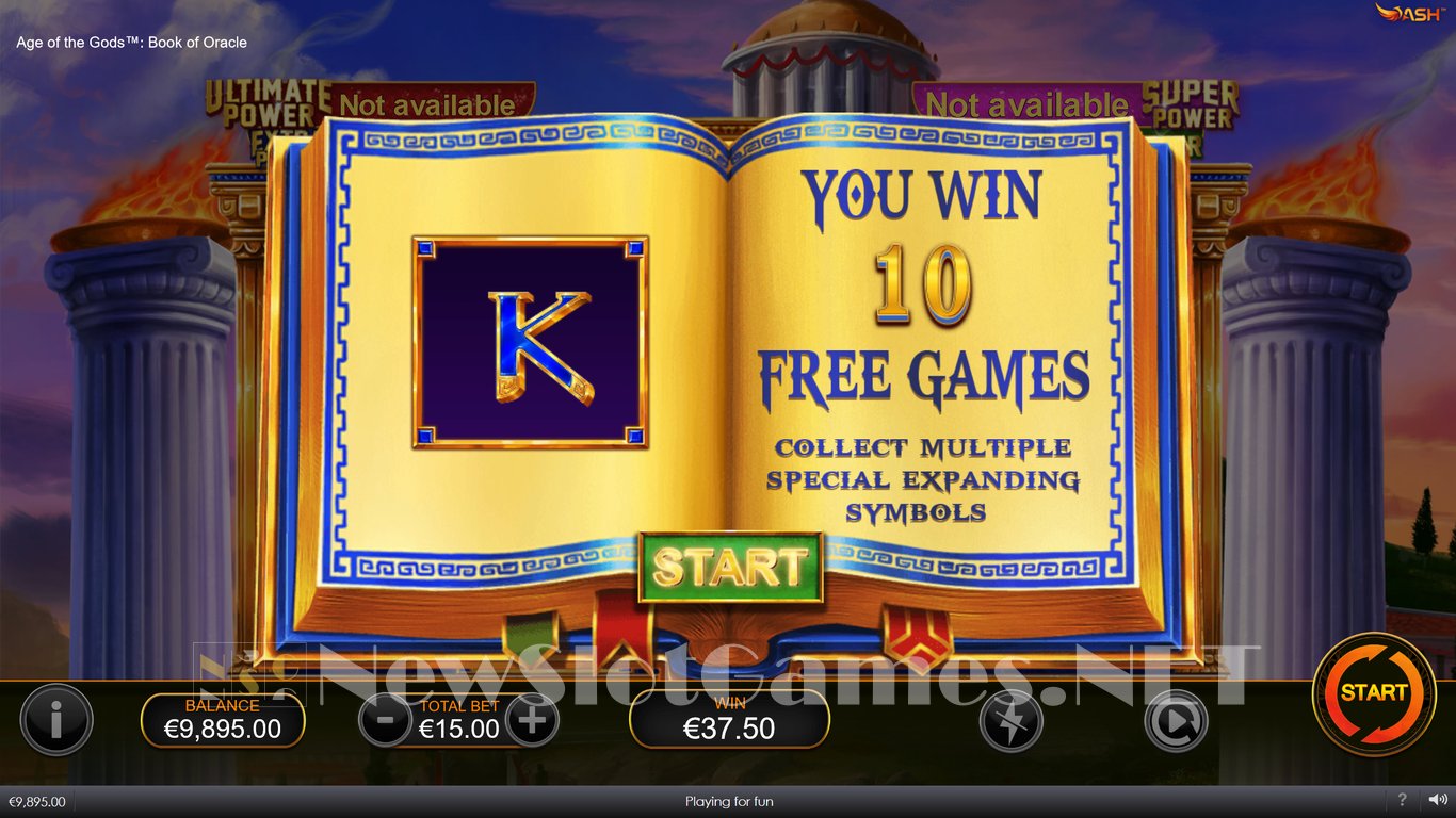 Age of the Gods: Book of Oracle Slot Demo Image