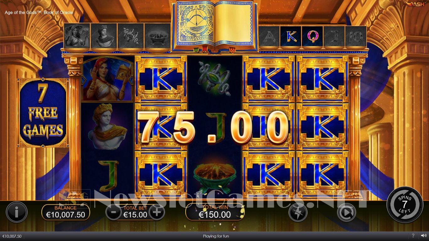 Age of the Gods: Book of Oracle Slot Slot Image in Demo - pic. 3