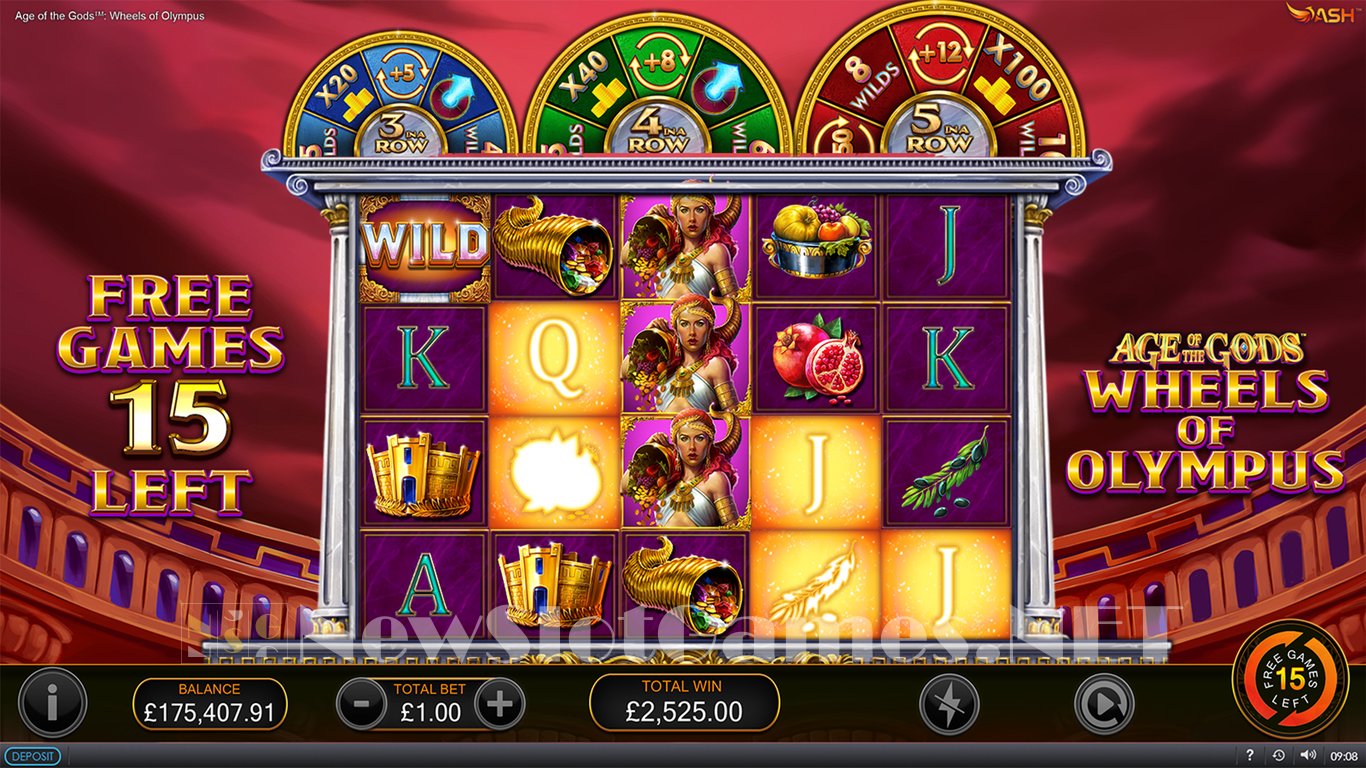Age of the Gods Wheels of Olympus Slot Slot Image in Demo - pic. 15