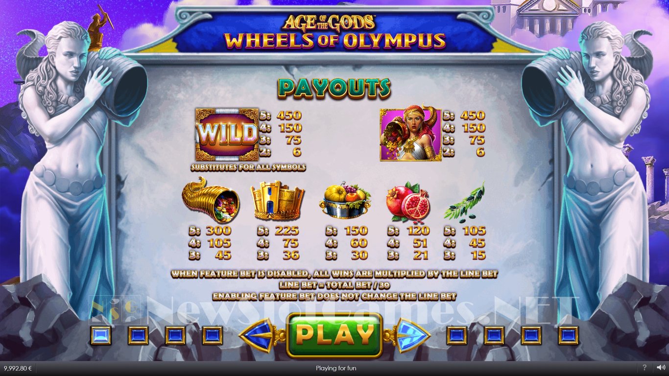 Age of the Gods Wheels of Olympus Slot Slot Image in Demo - pic. 4