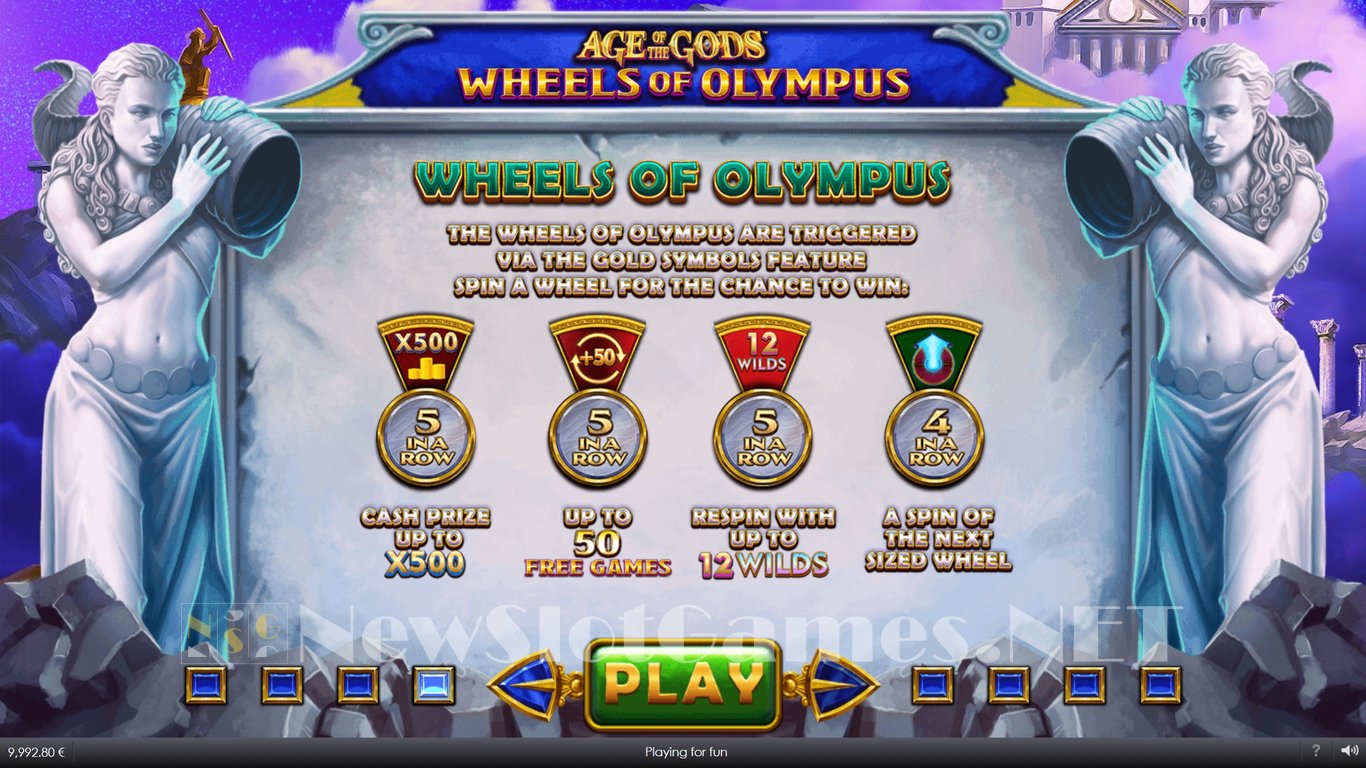 Age of the Gods Wheels of Olympus Slot Slot Image in Demo - pic. 7