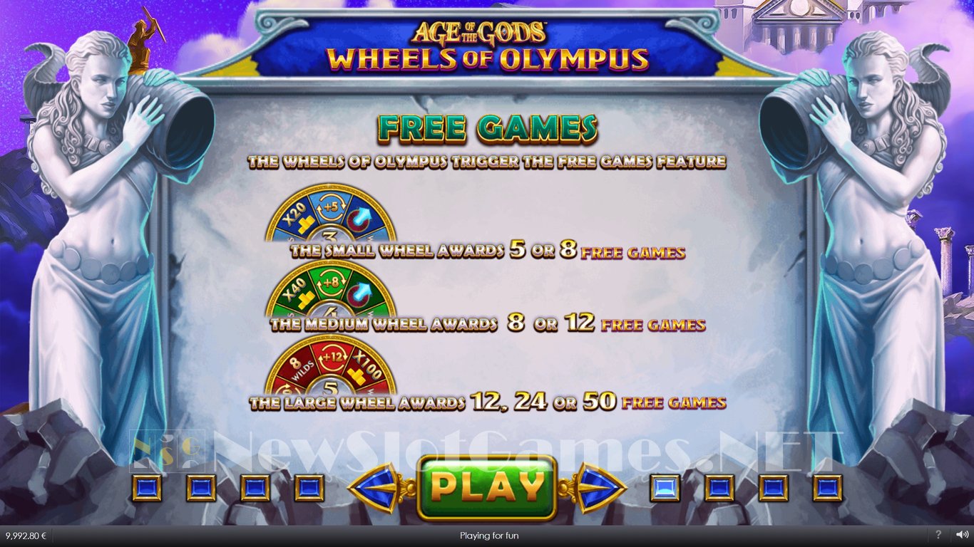 Age of the Gods Wheels of Olympus Slot Slot Image in Demo - pic. 8