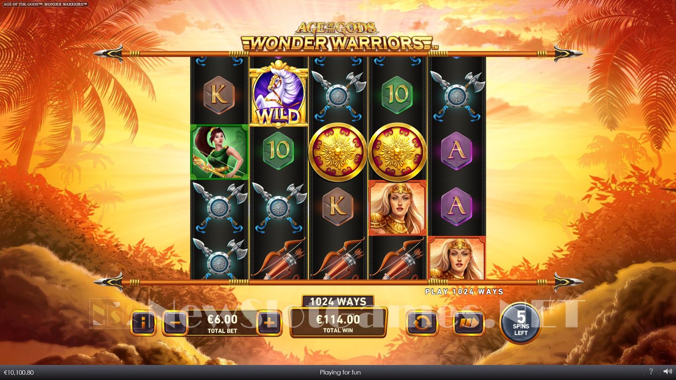 Age of the Gods Wonder Warriors Slot Slot Image in Demo - pic. 5