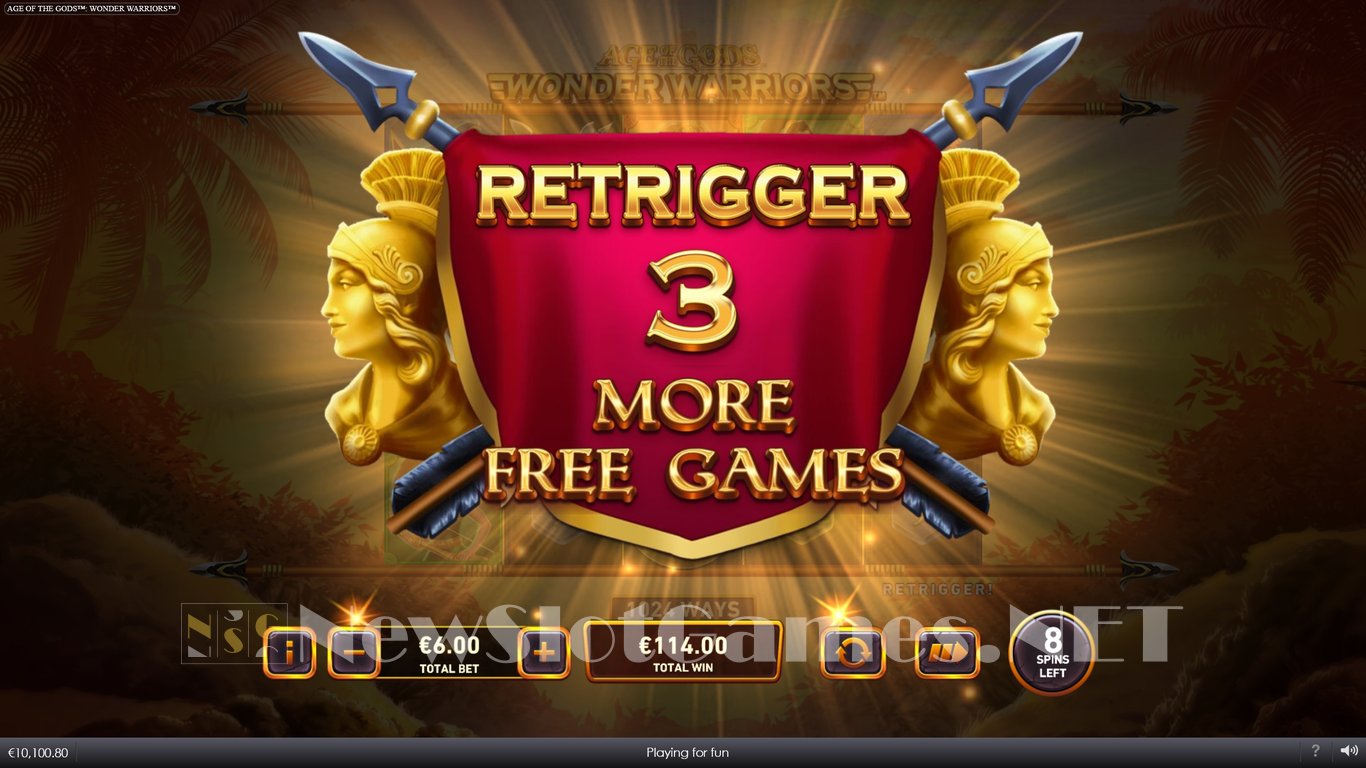 Age of the Gods Wonder Warriors Slot Slot Image in Demo - pic. 6
