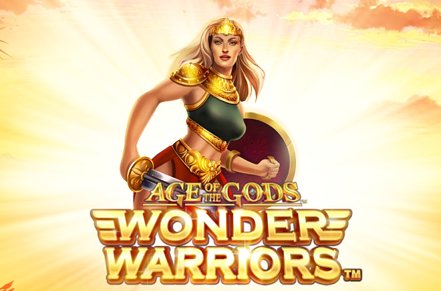 Age of the Gods Wonder Warriors Slot Logo