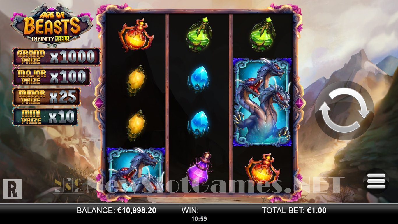 Age of Beasts Infinity Reels Slot Slot Image in Demo - pic. 4