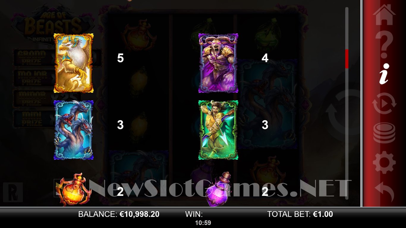 Age of Beasts Infinity Reels Slot Slot Image in Demo - pic. 6
