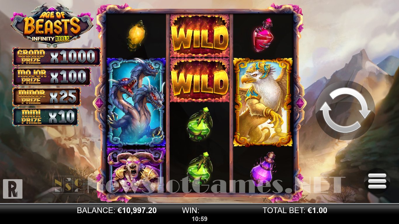 Age of Beasts Infinity Reels Slot Slot Image in Demo - pic. 7