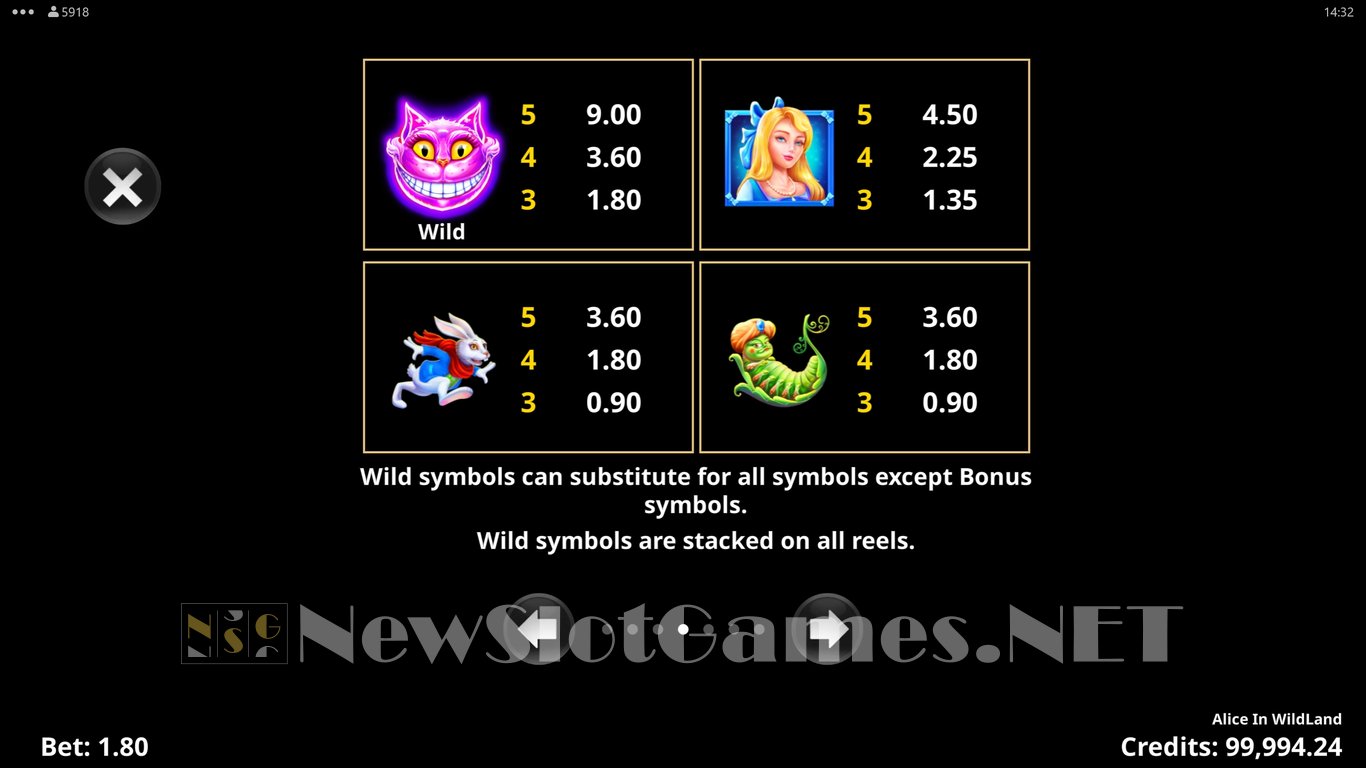 Alice in WildLand Slot Slot Image in Demo - pic. 6