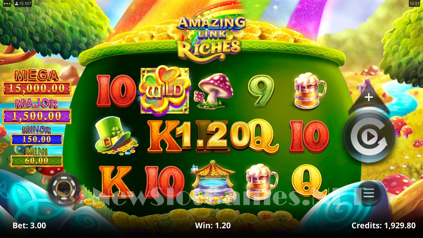 Amazing Link: Riches Slot Slot Image in Demo - pic. 3