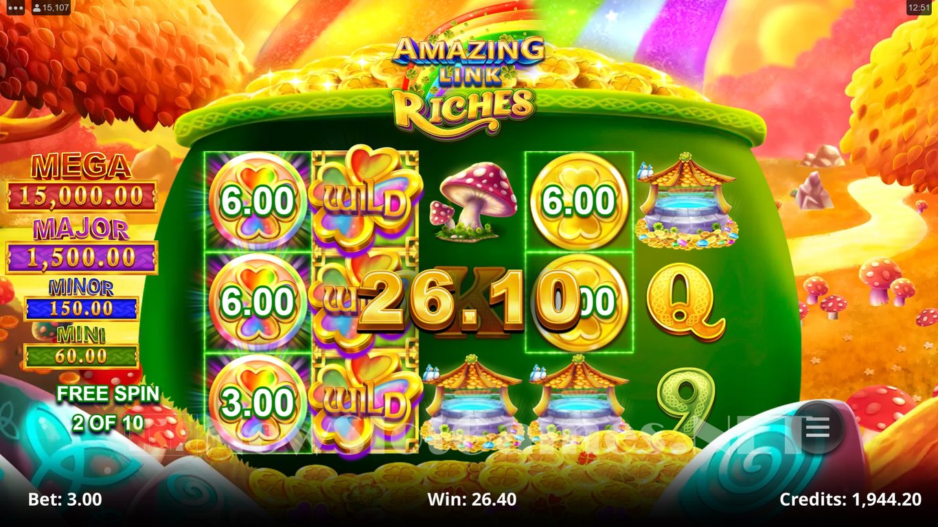 Amazing Link: Riches Slot Slot Image in Demo - pic. 7