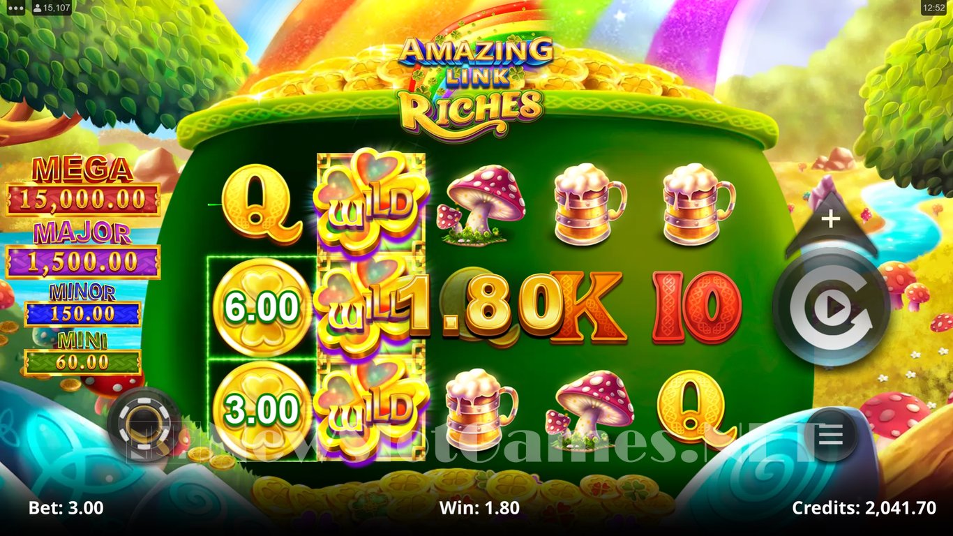 Amazing Link: Riches Slot Slot Image in Demo - pic. 9