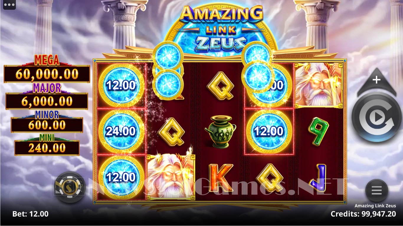 Amazing Link: Zeus Slot Slot Image in Demo - pic. 2