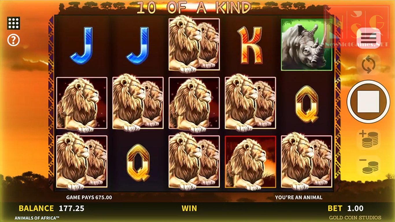 Animals of Africa Slot Demo Image