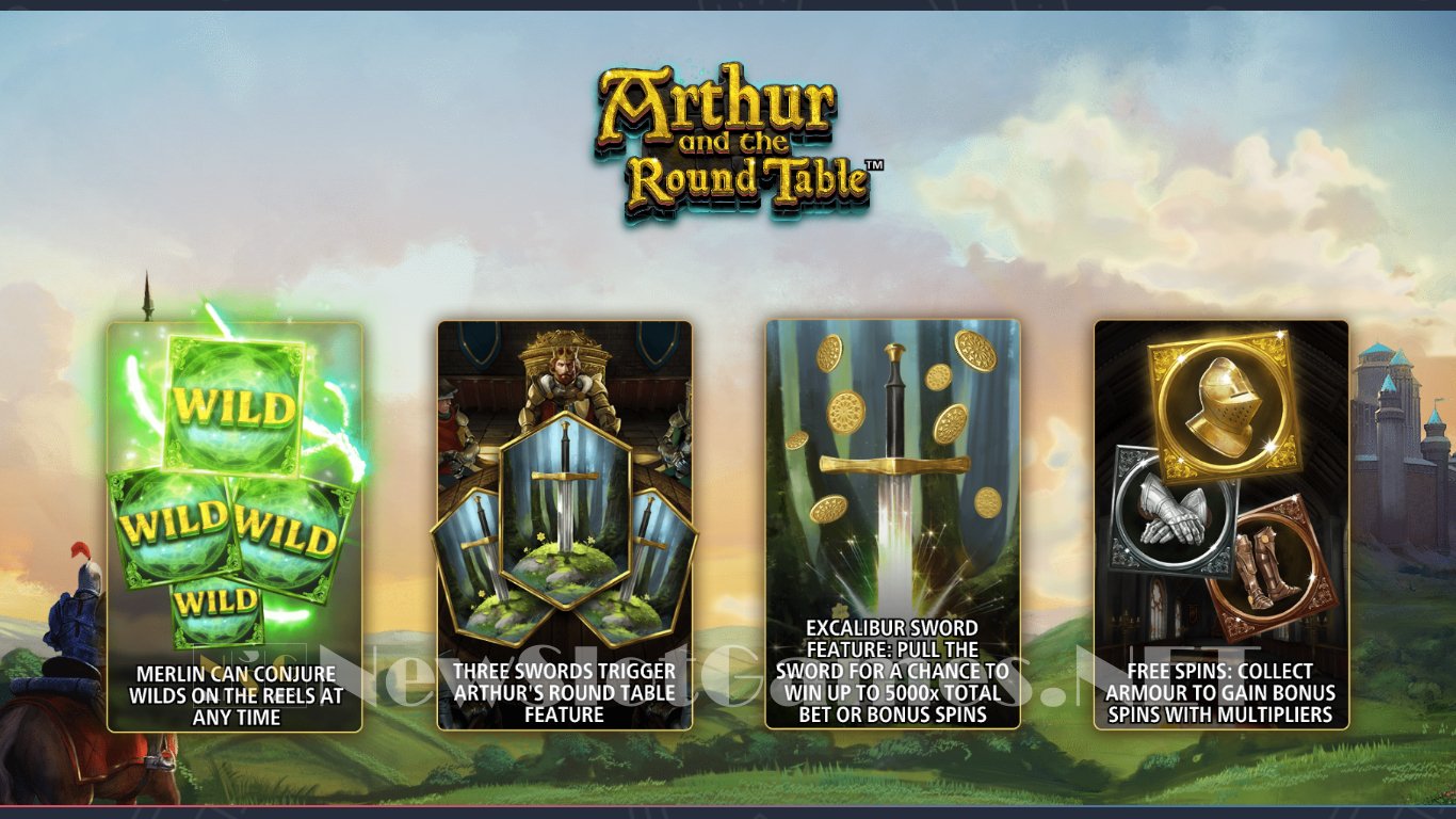 Arthur and the Round Table Slot Demo Image