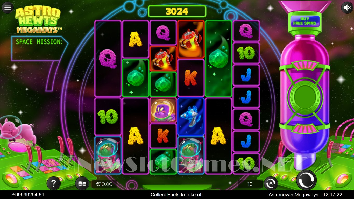 Astro Newts Megaways Slot Demo Image