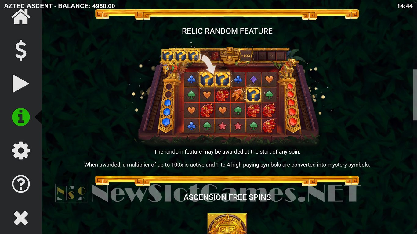 Aztec Ascent Slot Slot Image in Demo - pic. 2