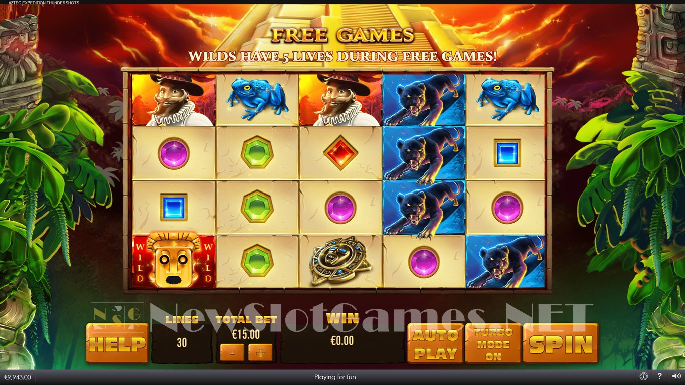 Aztec Expedition Thundershots Slot Demo Image