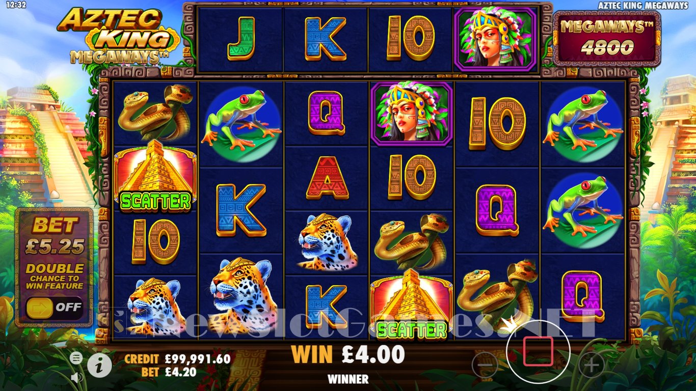 Aztec King Megaways Slot Slot Image in Demo - pic. 3