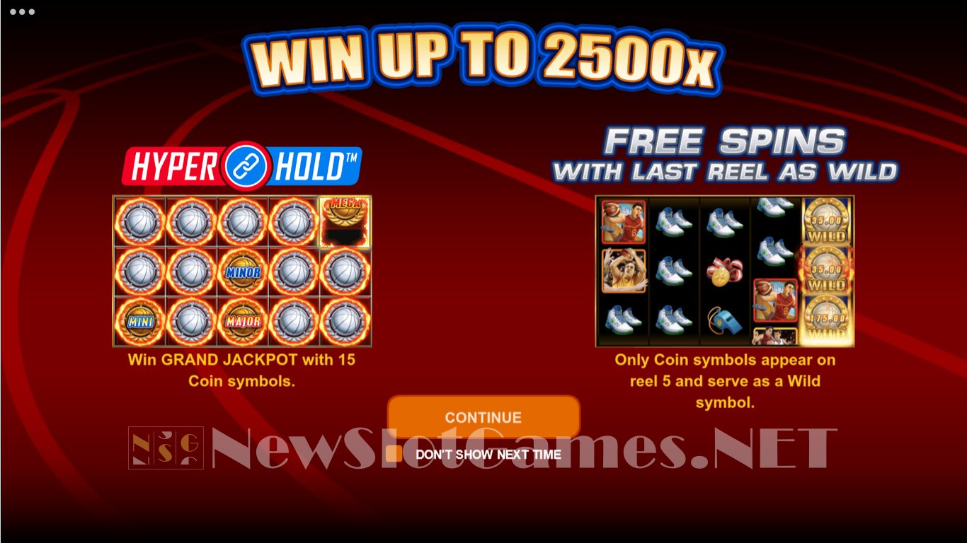 Basketball Star on Fire Slot Demo Image