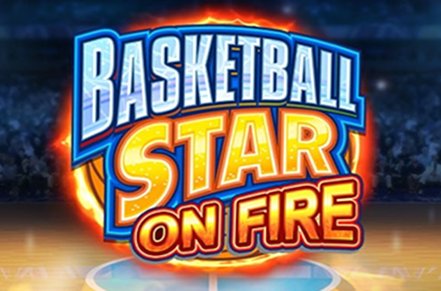 Basketball Star on Fire Slot Icon